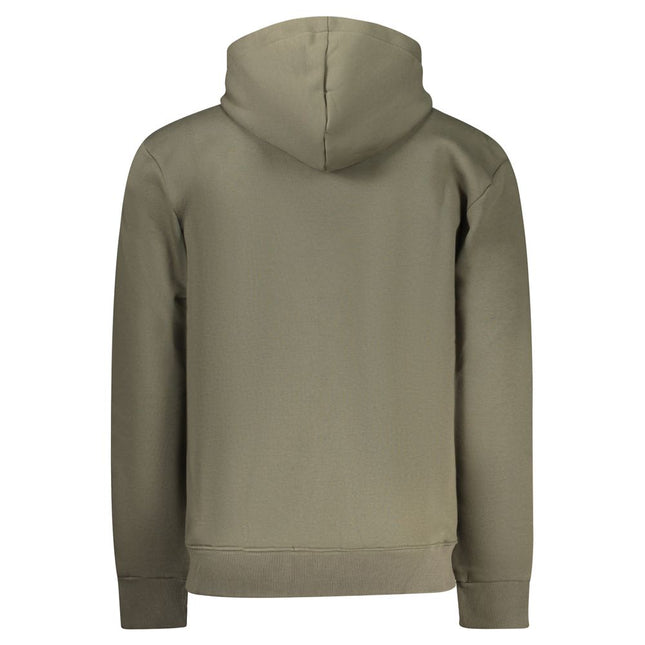 Coveri Moving Verde Cotton Men Sweatshirt