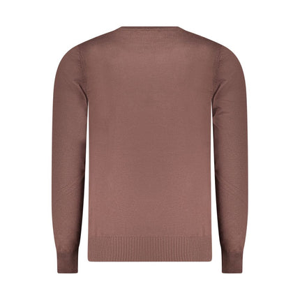 Coveri Moving Marrone Viscosa Mens Sweater