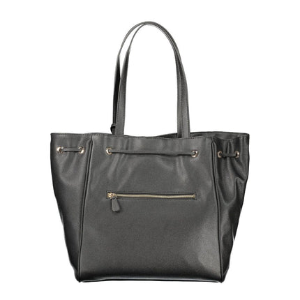 Guess Jeans Nero Poliuretano Women Handbag