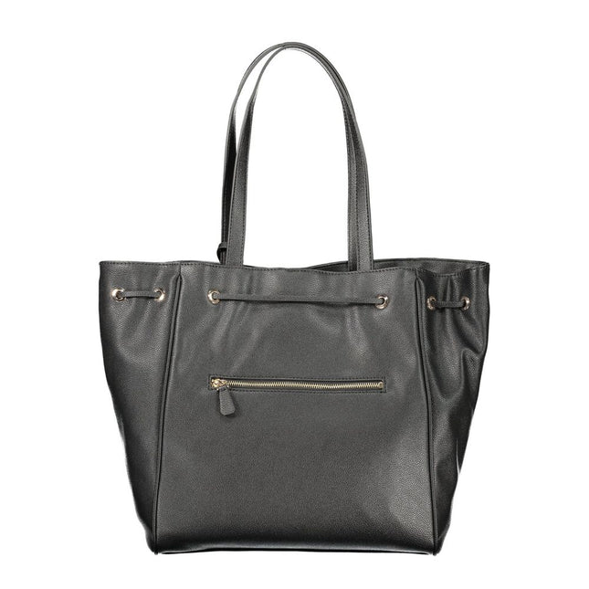 Guess Jeans Nero Poliuretano Women Handbag
