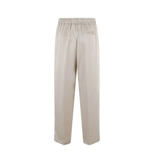 Herno Beige Acetate Casual Pants Herno