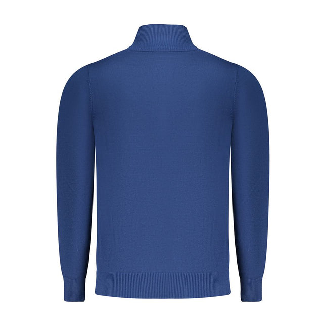 Coveri Moving Blue Viscose Men Sweater