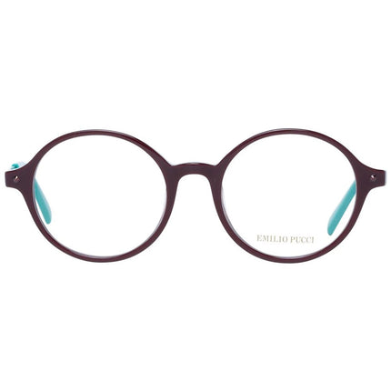 Emilio Pucci Burgundy Plastic Glasses (Frames)