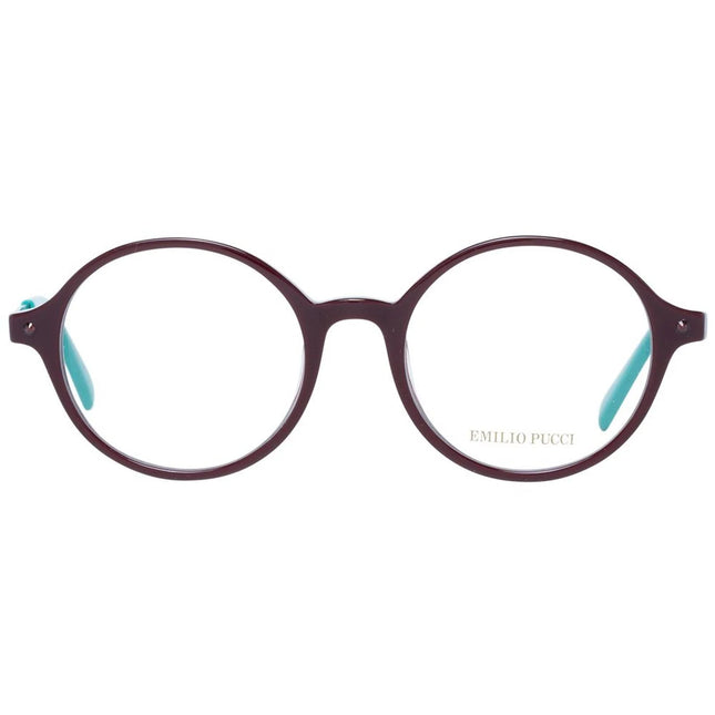 Emilio Pucci Burgundy Plastic Glasses (Frames)