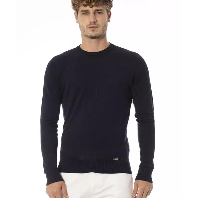 Baldinini Trend Blue Cashmere Sweatshirt