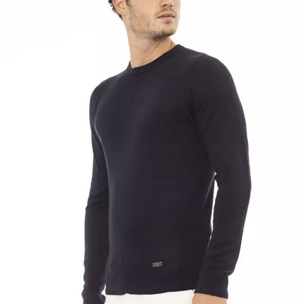 Baldinini Trend Blue Cashmere Sweatshirt