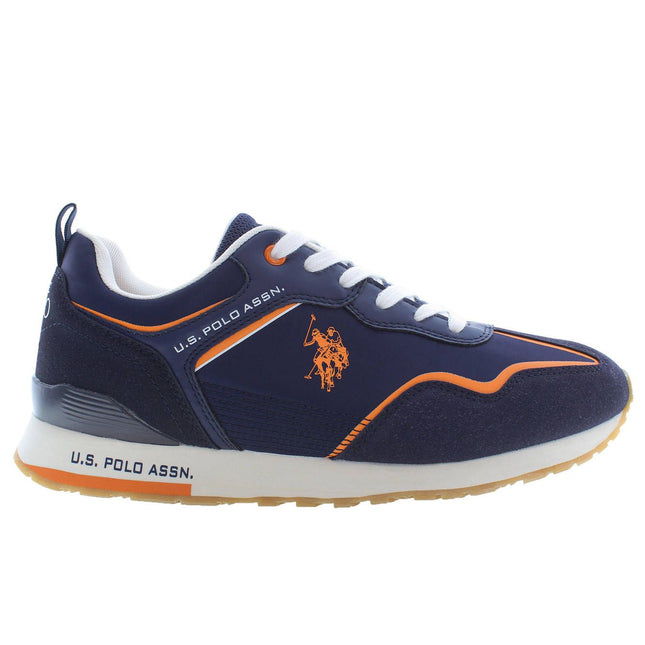 U.S. POLO ASSN. Blue Polyester Athletic Sneakers