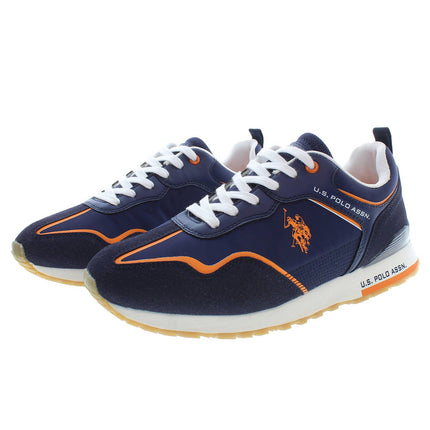 U.S. POLO ASSN. Blue Polyester Athletic Sneakers