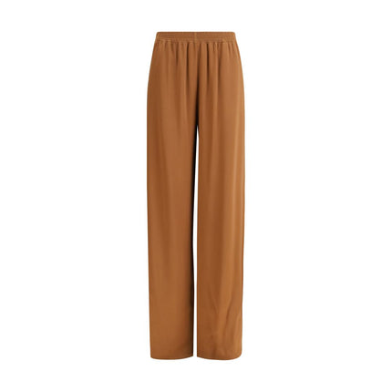 Fabiana Filippi Brown Viscose Casual Pants