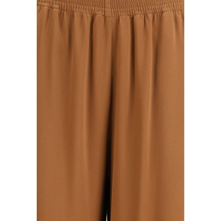 Fabiana Filippi Brown Viscose Casual Pants