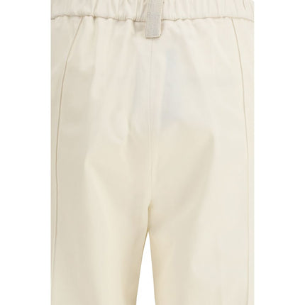Fabiana Filippi Beige Cotton Casual Pants