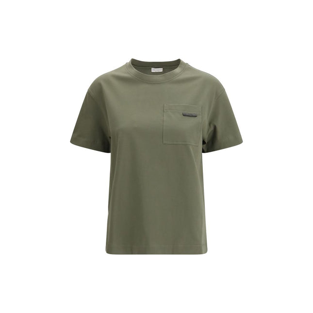 Brunello Cucinelli Bicolor Cotton T-Shirt