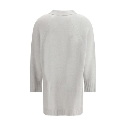 Fabiana Filippi Gray Wool Cardigan