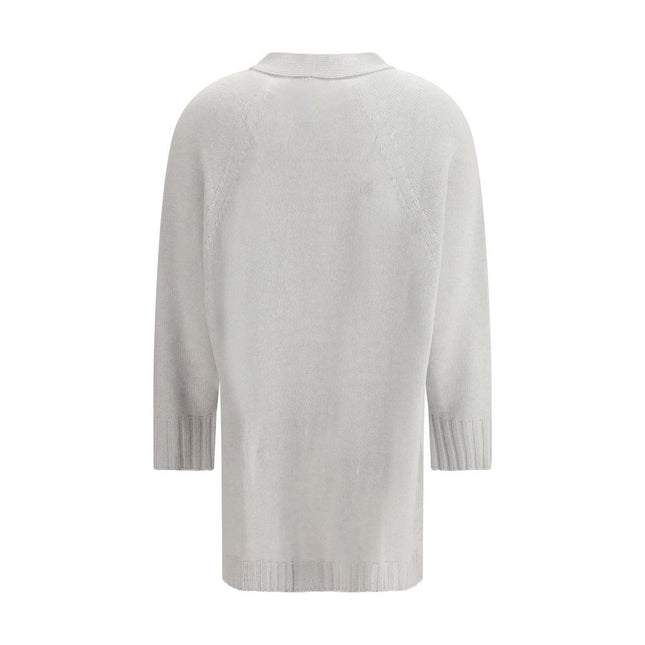 Fabiana Filippi Gray Wool Cardigan