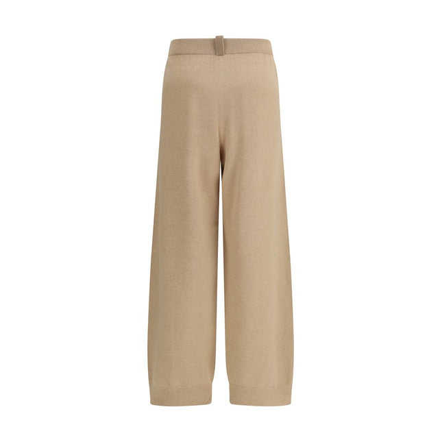 Fabiana Filippi Beige Wool Oves Aries Casual Pants