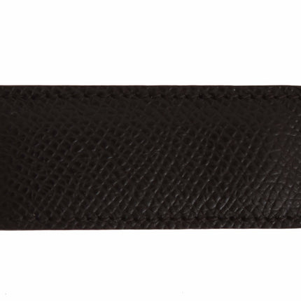 Dolce & Gabbana Brown Leather Magnet Mens Money Bar Clasp Money Cash Clip