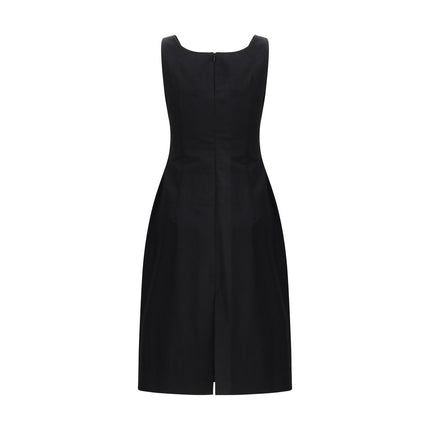 Magda Butrym Black Cotton Casual Dress