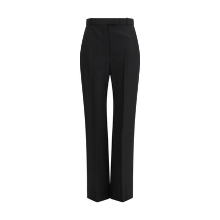 Alexander McQueen Black Wool Oves Aries Dress Pants