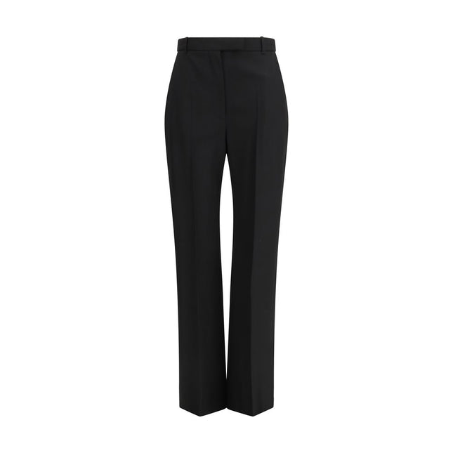 Alexander McQueen Black Wool Oves Aries Dress Pants