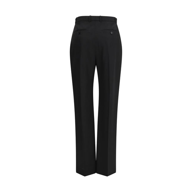 Alexander McQueen Black Wool Oves Aries Dress Pants