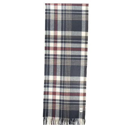 Rifle Blue Polyester Men Scarf