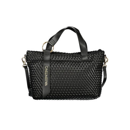 Mario Valentino Black Polyurethane Women's Bag