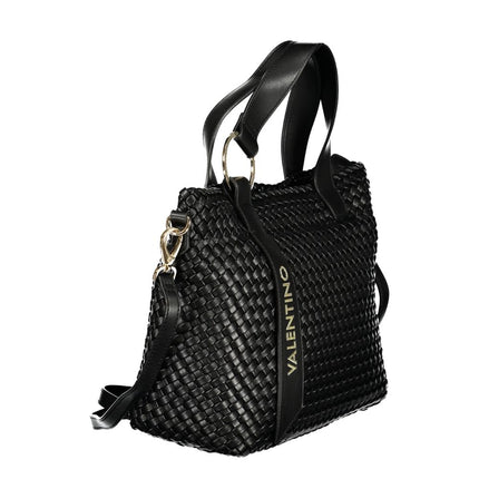 Mario Valentino Black Polyurethane Women's Bag