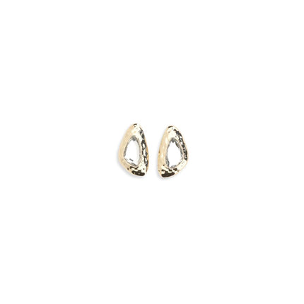 Self-Portrait Gold Brass Earrings