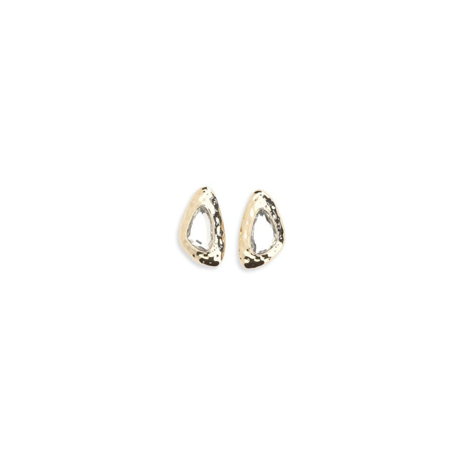 Self-Portrait Gold Brass Earrings