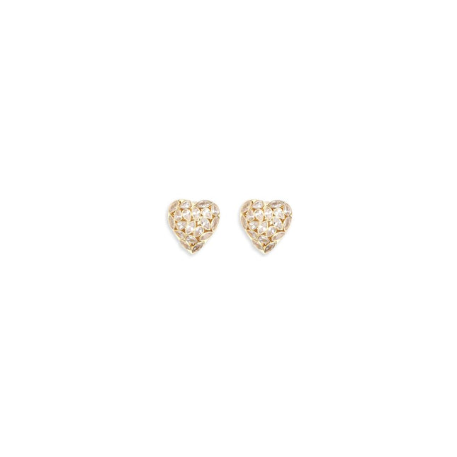 Self-Portrait Gold Brass Earrings