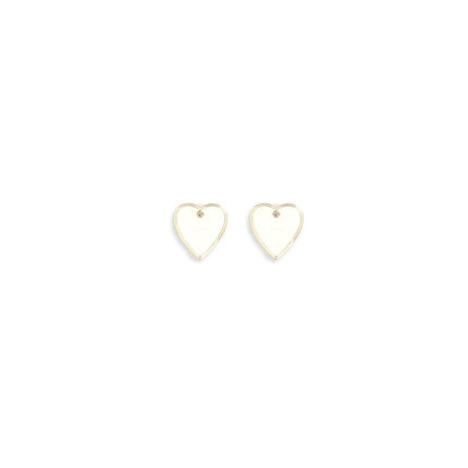 Self-Portrait Gold Brass Earrings