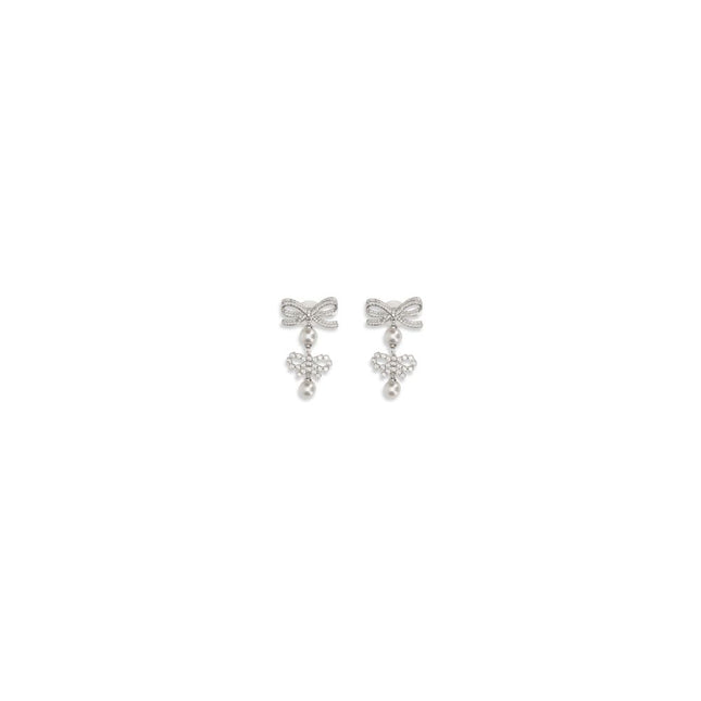 Self-Portrait Silver Brass Earrings