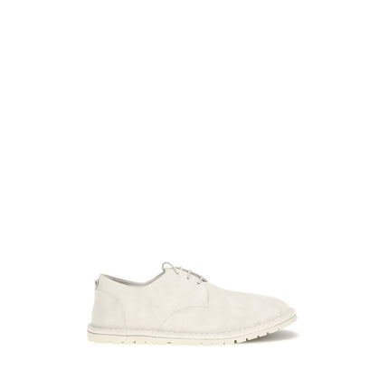 Marsell Beige Calf Leather Bos Taurus Oxfords And Derbies