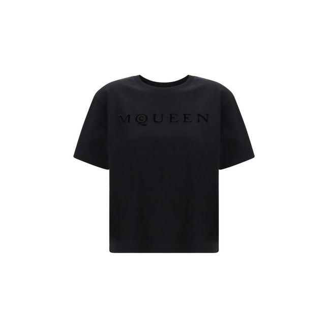 Alexander McQueen Black Cotton T-Shirt