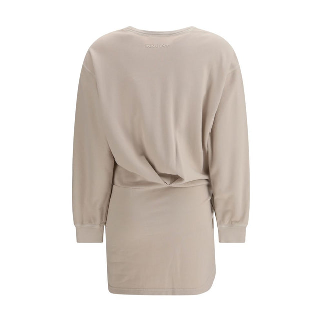Marant Etoile Beige Cotton Casual Dress