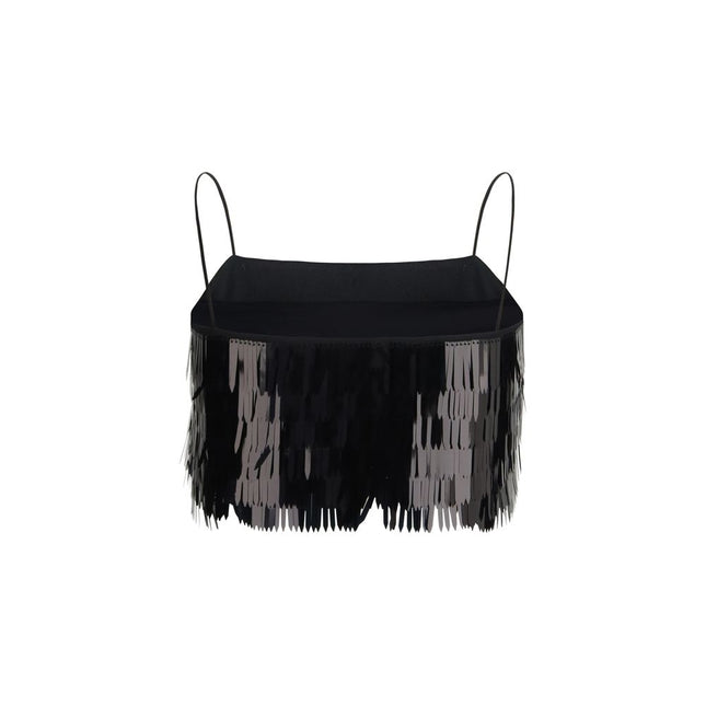 Self-Portrait Black Polyester Blouse