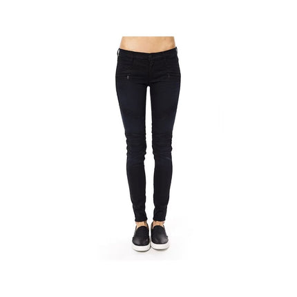 Gas Blue Cotton Skinny Pants