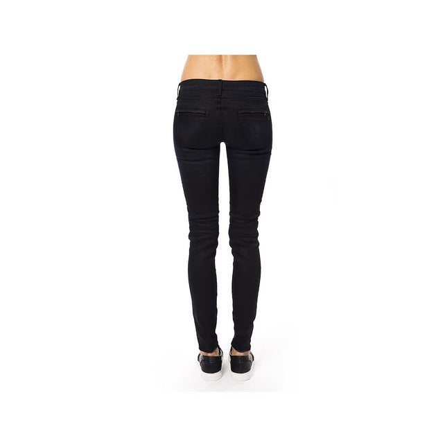 Gas Blue Cotton Skinny Pants