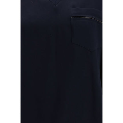 Fabiana Filippi Blue Viscose T-Shirt
