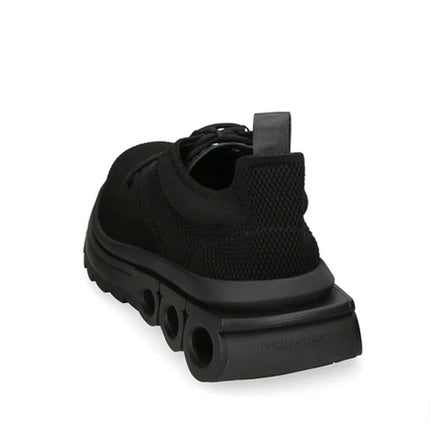 Salvatore Ferragamo Black Fabric Athletic Sneakers