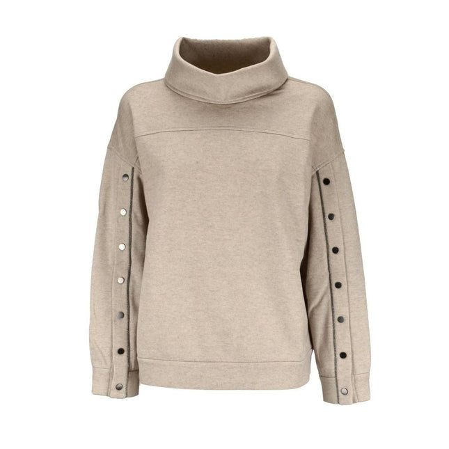 Brunello Cucinelli Beige Cashmere Sweatshirt