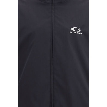 Balenciaga Black Polyester Shell Jacket