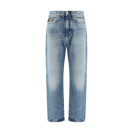 Versace Blue Cotton Jeans Denim