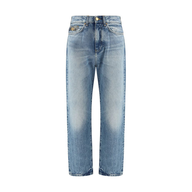 Versace Blue Cotton Jeans Denim