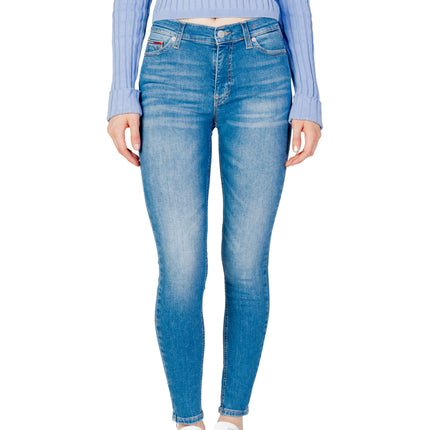 Tommy Hilfiger Blue Cotton Skinny Jeans