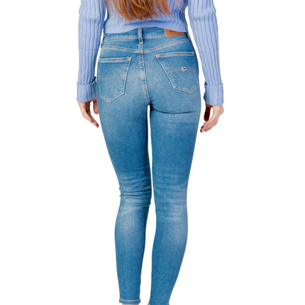 Tommy Hilfiger Blue Cotton Skinny Jeans