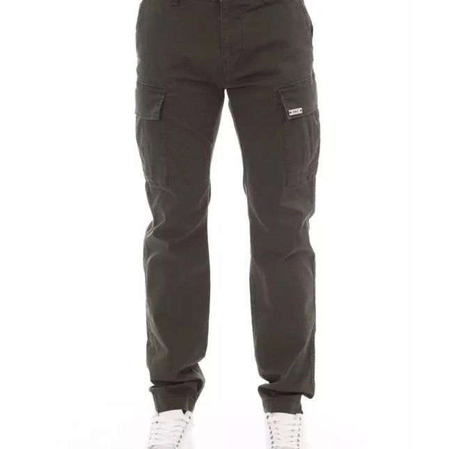 Baldinini Trend Army Cotton Cargo Pants