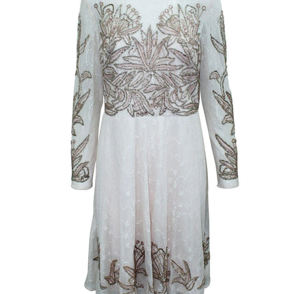Aidan Mattox Multicolor Silk Cocktail Dress