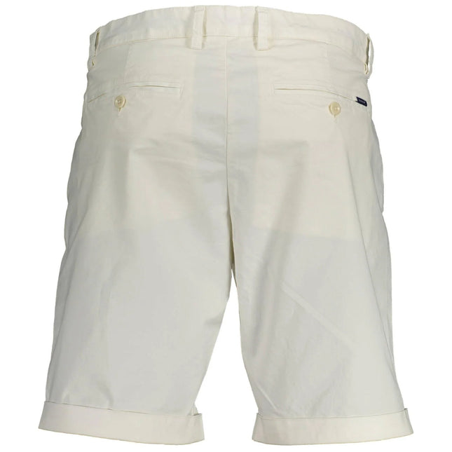 Gant White Cotton Bermuda Shorts