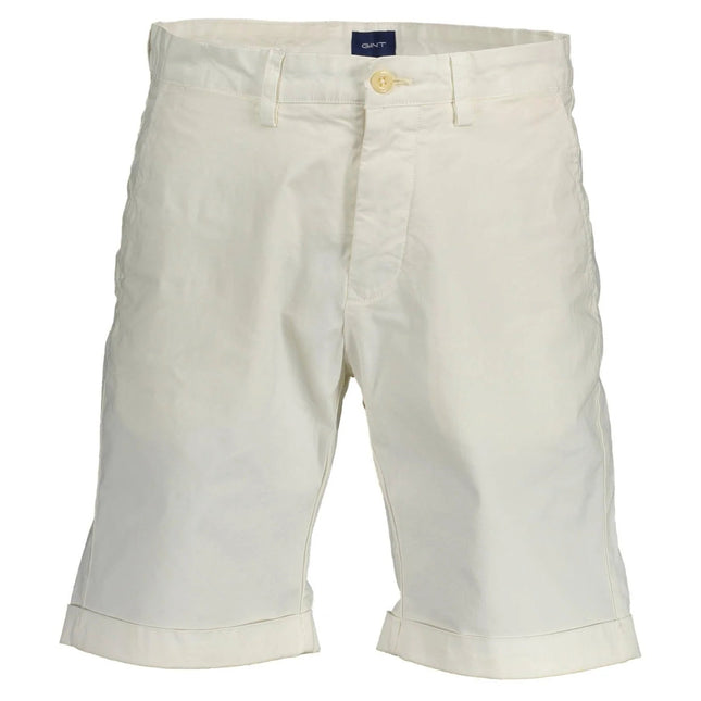 Gant White Cotton Bermuda Shorts